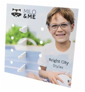 Milo & Me stojalo za 4 okvirje Bright City Styles