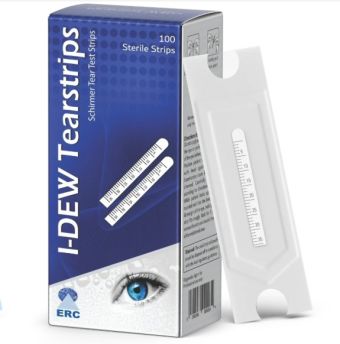 SCHIRMER test, I-DEW TEARSTRIPS, 100kos sterilno posamično pakiranje